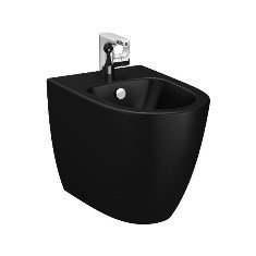 Vitra Sento Duvara Tam Dayalı Yerden Bide 54 cm Mat Siyah 5986B083-0288
